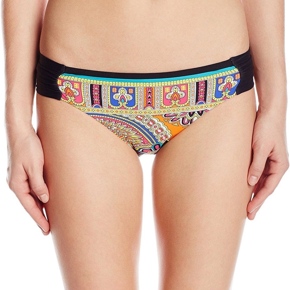 Trina Turk Nepal Shirred Side Hipster Bikini Swim